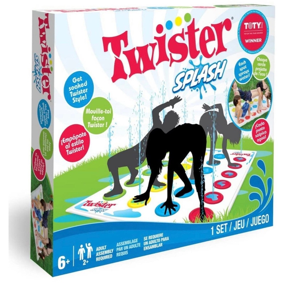 Hasbro Twister Splash‎ water game for children, sprinkler for the patio, outdoor